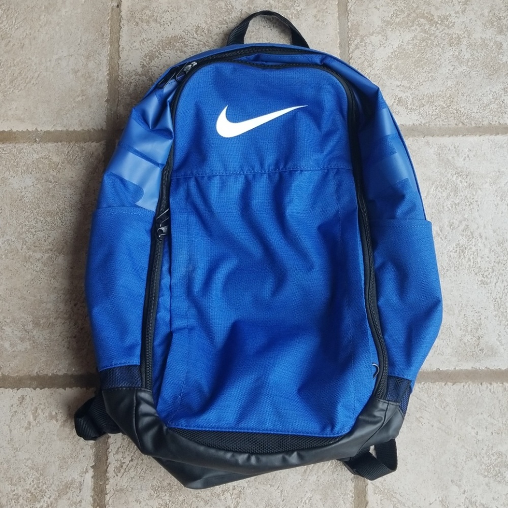 Nike blue bookbag or backpack.